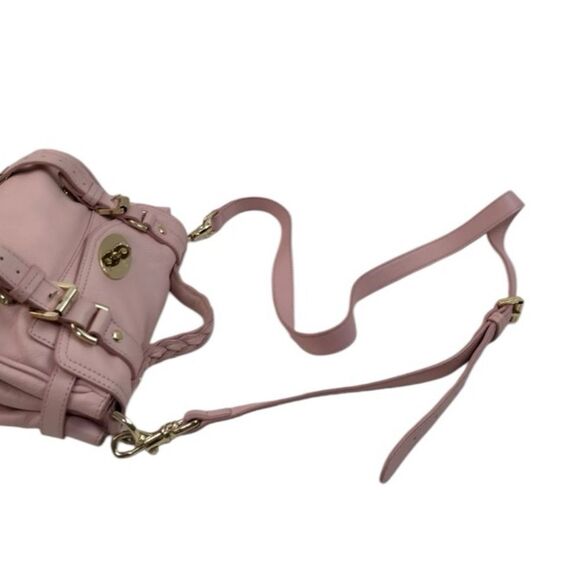 Auth Mulberry Pale Pink Mini Alexis 2way Crossbody Top Handle Satchel Preloved - Picture 4 of 9